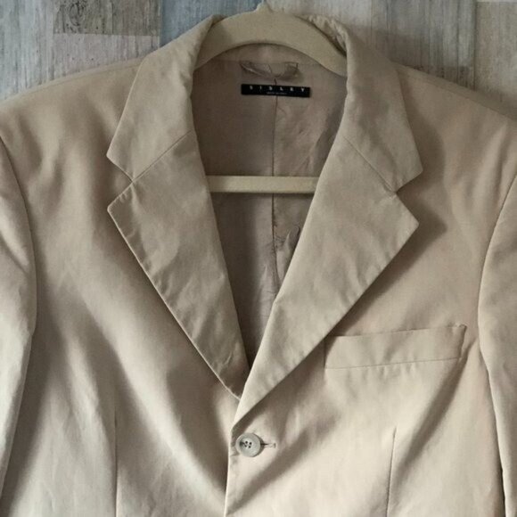 Sisley Button Semi Fitted Blazer - Made in Italy - Picture 6 of 10